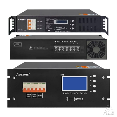 AS-RSTS系列單相25A-100A機(jī)架式雙電源切換器 5ms