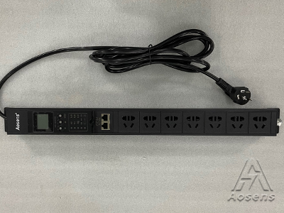 奧盛定制串口RS485智能PDU電源 AS-APS1系列7位國標(biāo)五孔輸出