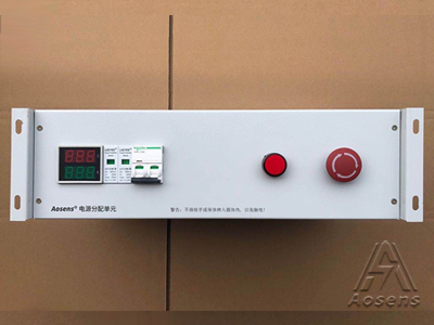 定制3U電信灰施耐德機(jī)架式配電單元 2P防雷 電流電壓表 應(yīng)急開(kāi)關(guān) 指示燈
