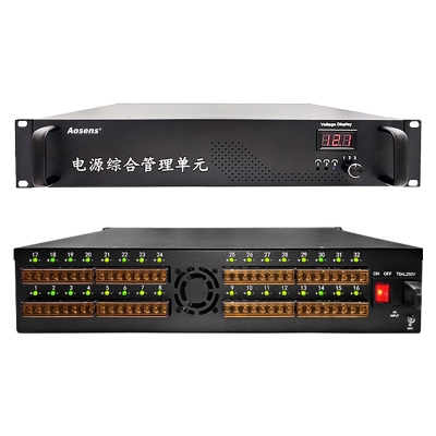2U機架式電源交流球機集中供電安防監(jiān)控光貓開關(guān)數(shù)顯電壓可調(diào)19寸